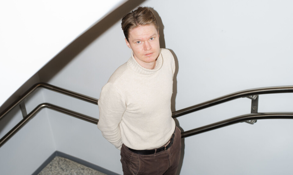 Kritisk: Formuleringen på skiltet er uheldig, mener Vetle Magne Seierstad (Foto: Hanna Johre, NIM)