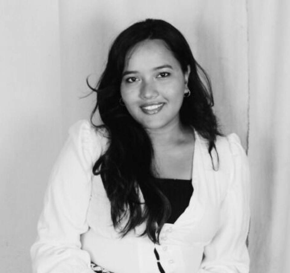 Mistet venn: Sujina Biswakarma (23) mistet en venn da de voldelige demonstrasjonene pågikk.