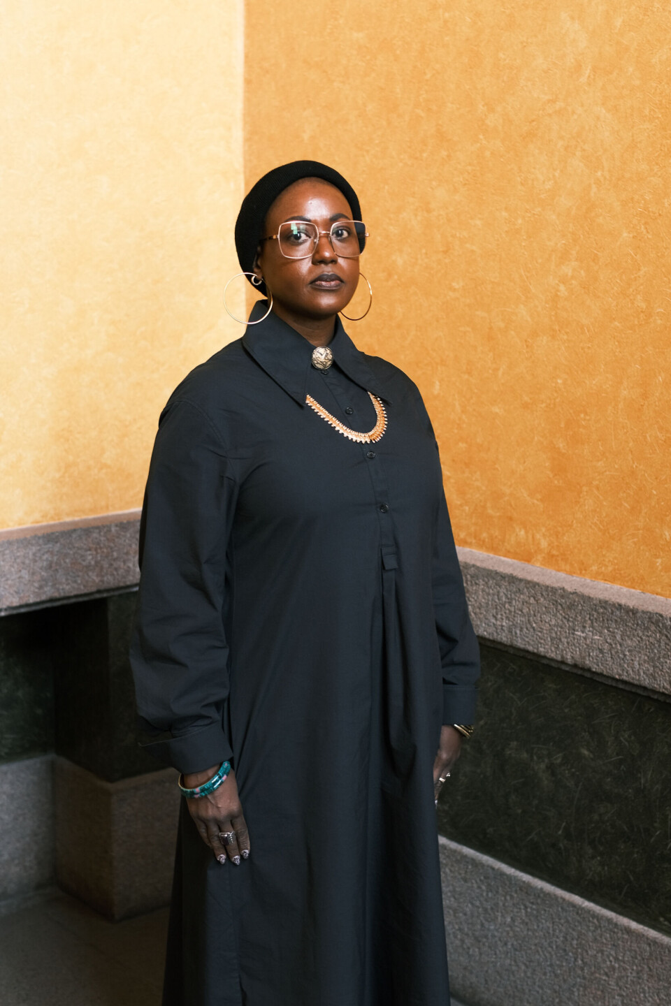 FORSKER OG AKTIVIST: Universitas møter Michelle Tisdel på Nasjonalbiblioteket, her jobber hun som forsker